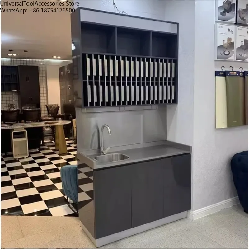

2025 Lucky Hair Salon Stainless Steel Dyeing Slurry Rack - Storage And Display Holder for Salon Lockers