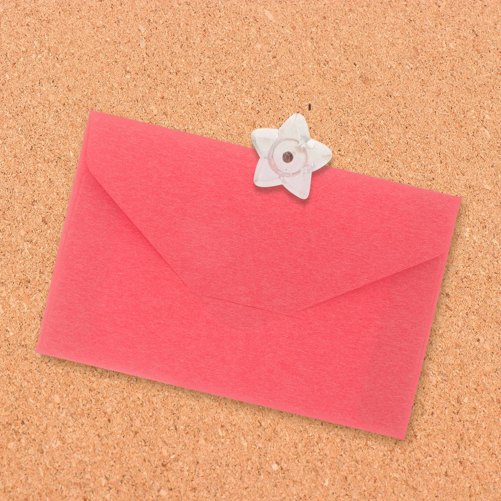 

100pcs Transparent Thumb Tacks Clear Push Pins Star Shaped Drawing Pins for Bulletin Board Cork Strip Map Marker School Supply
