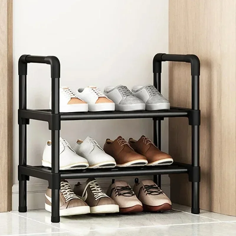Two-to-Four-Tier Shoe Rack with Elevated Storage Shelves — detail 4