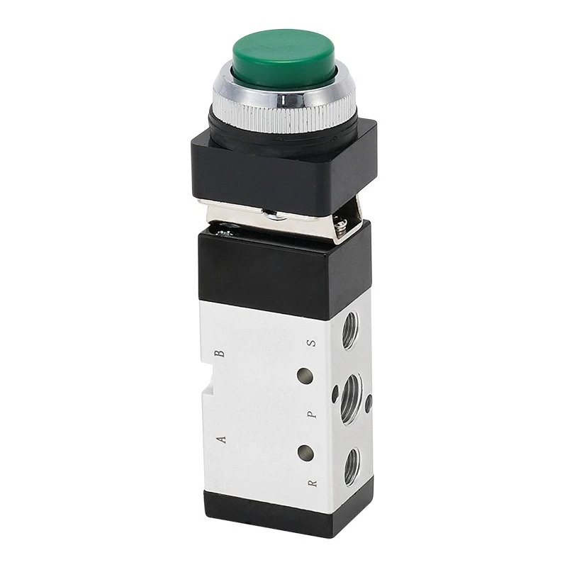 2/5 Way Pneumatic Mechanical Control Valve MV522R MV522PPL LB TB Manual Button Air Directional Valve