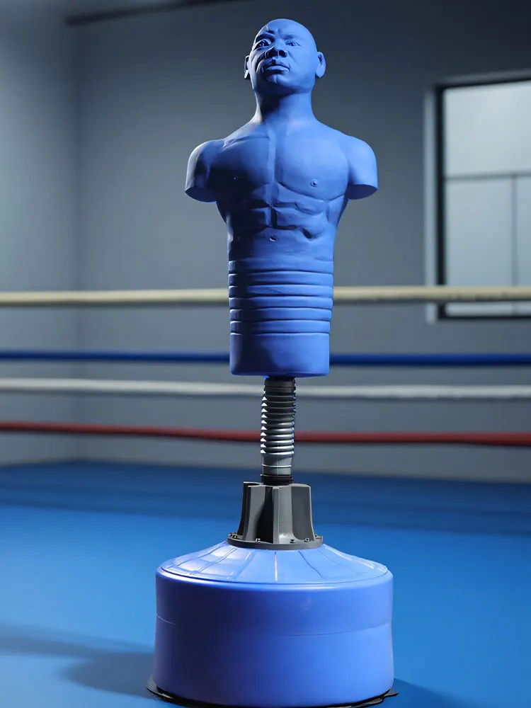 Fitness Sports Home Gym Club Professional Fighting Sand Boxing Vertical Sandbag Rubber Man Release Dummy Humanoid Boxing Sandbag
