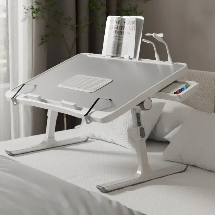 Small Table on The Bed, Foldable Lifting Adjustment Bay Window, Lower Bunk of College Student Dormitory, Learning Computer Desk