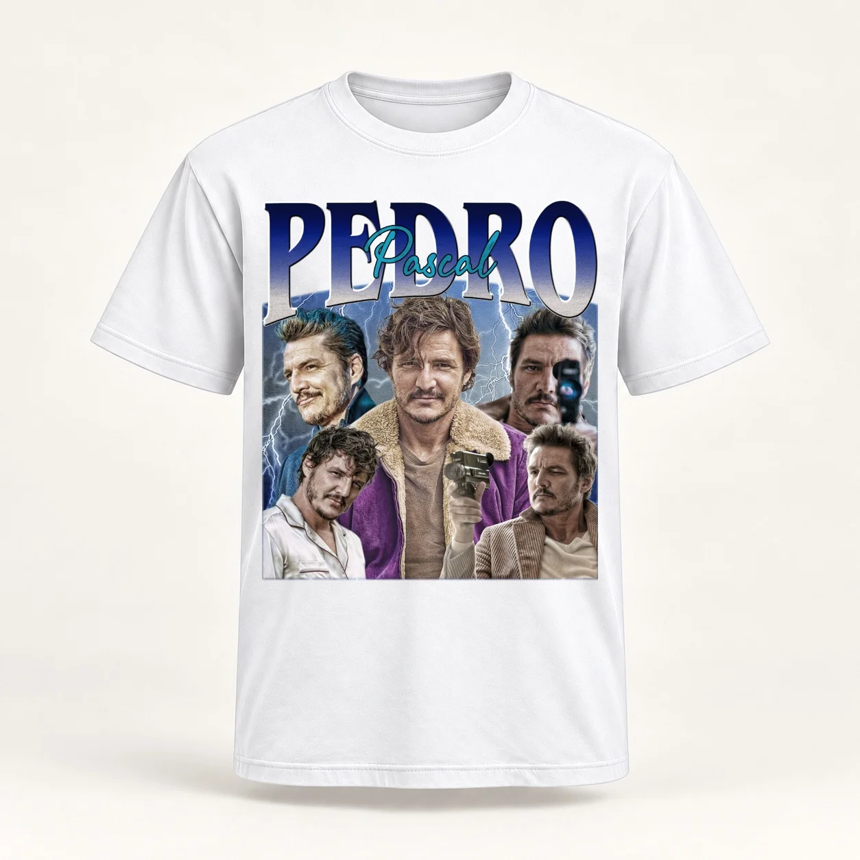 Pedro Pascal Homage T Shirts Women T-Shirt shirts graphic tees animal print Aesthetic clothing Women's tops