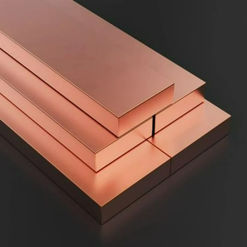 Thickness=0.5/0.8/1/2/3/4~20mm T2 Purple Copper Plate Flat Strip / Pure Red Copper Plate/Customized Processing Length200mm/500mm