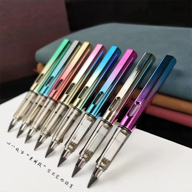 Colorful Infinity Pencil Stationery Lapiz Infinito New Technology No Ink Kawaii Writing Pen Stylo Art Supplies Magic Pencil