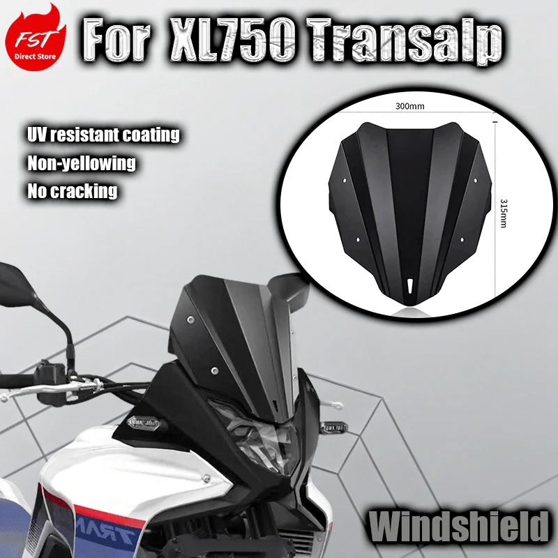 

For XL750 Transalp front windshield aluminum metal windshield fairing motorcycle modification