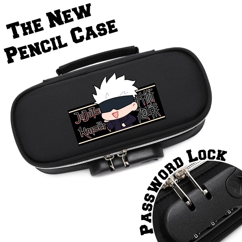 

Jujutsu Kaisen Anime Large Capacity Pencil Case Multifunctional Pen Bag for Girls Boy School Student Office Stationery Organizer