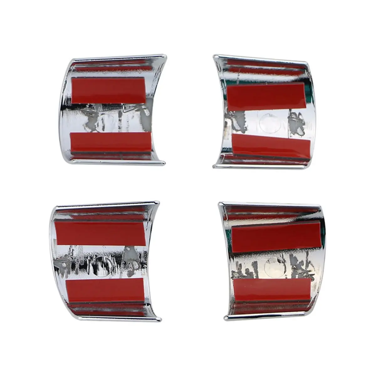 #95O (Plastic)4pcs Steering Wheel Cover Stickers for Ford Mondeo 2004 2005 2006,Automotive Parts & Accessories