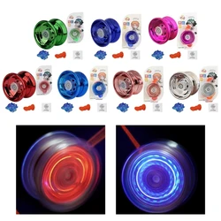 Luminous Yo Yo Ball Toy LED Flashing Yo-yo Ball Toy Sports Balance Training Professional Yoyo Balls Game Toy Kids Gift