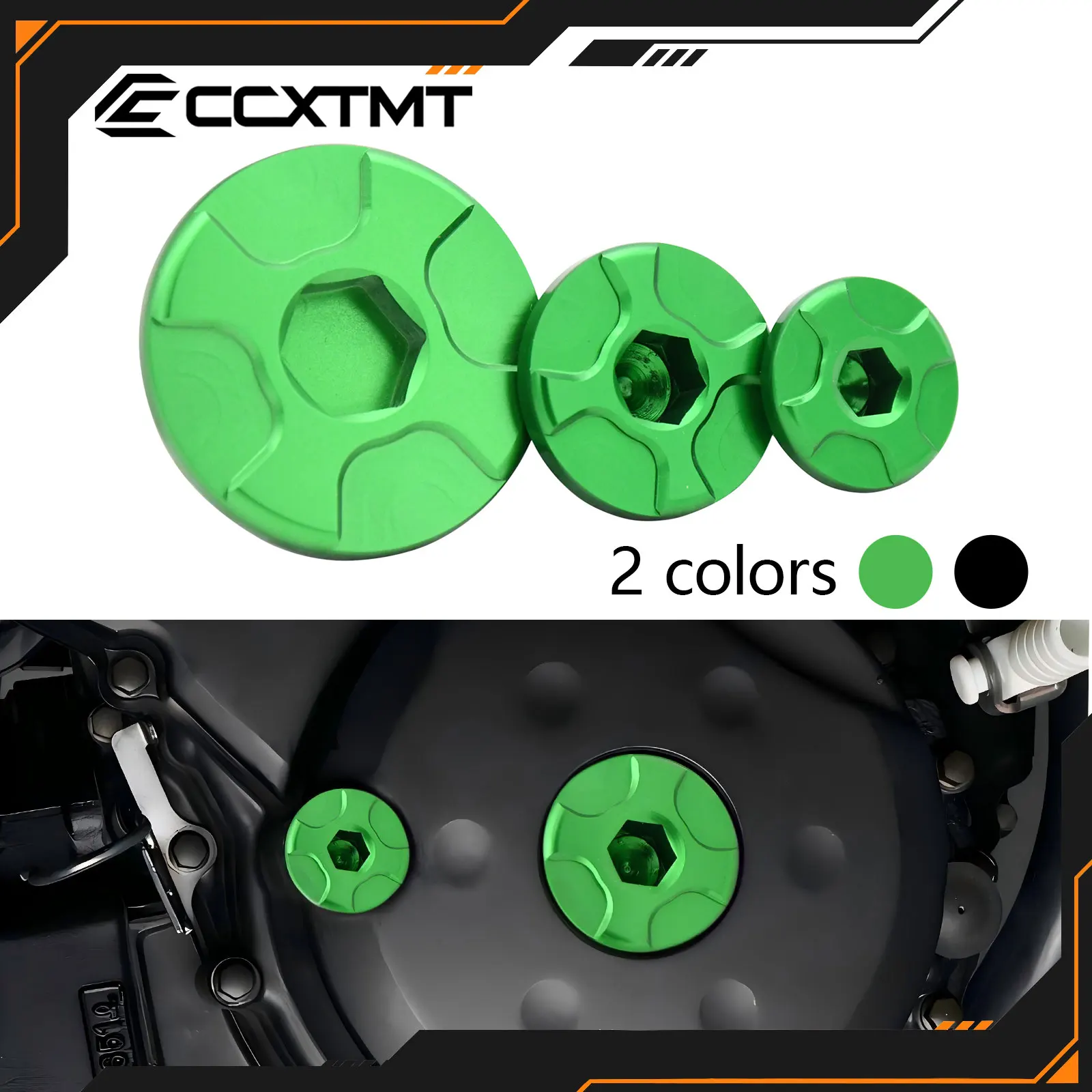 CNC Engine Timing Cover Oil Filler Plug Crankcase Cap For Kawasaki KX250F KX450F KLX450R KX250 KX450 KX 250 450 250F 450F 450R
