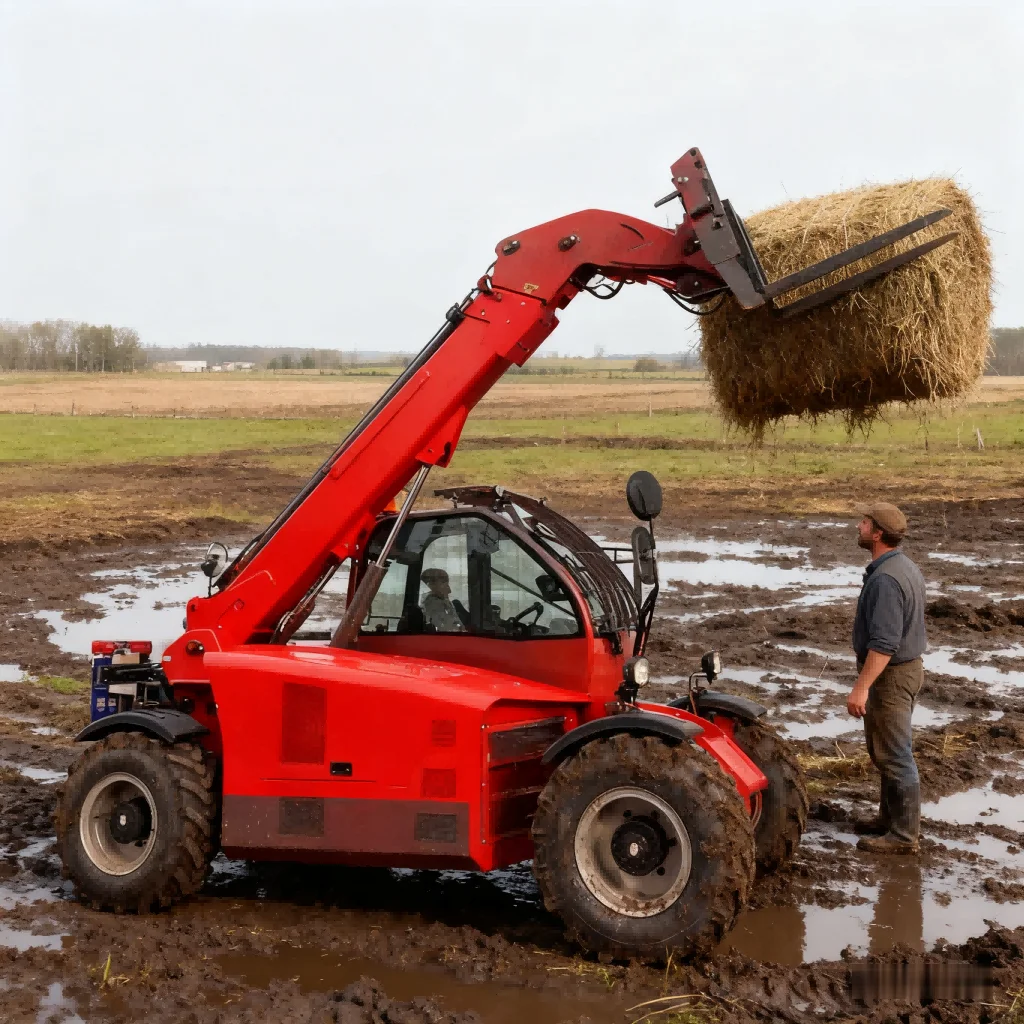 3-3.5T Multifunction Telescopi - Telescopic Handler Boom ulasan dan harga