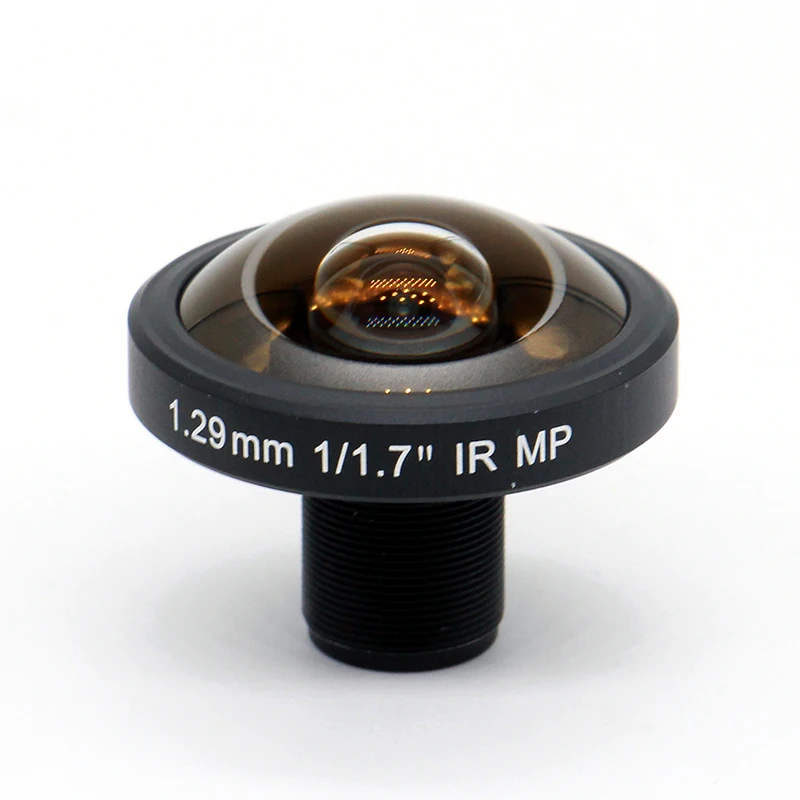 

1.29mm M12 Fisheye Lens 190 Degrees S Mount 1/1.7" 4K CCTV Lens for IMX226 IMX678 IMX347 IMX385 IP Security Cameras SL-0020
