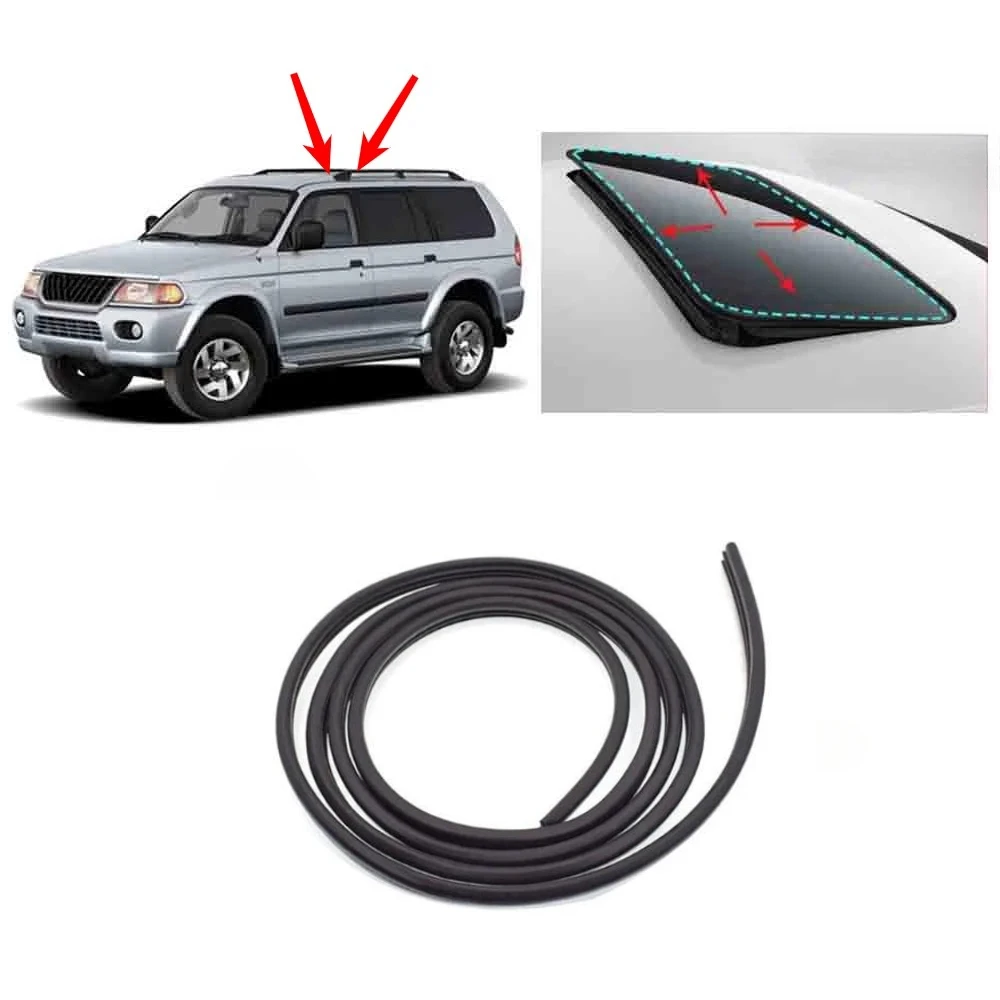 1 Uds sello de goma de vidrio de techo para Pajero Sport K90 2000-2006 sello de burlete para Montero Sport K80 techo de goma 265cm MR199811