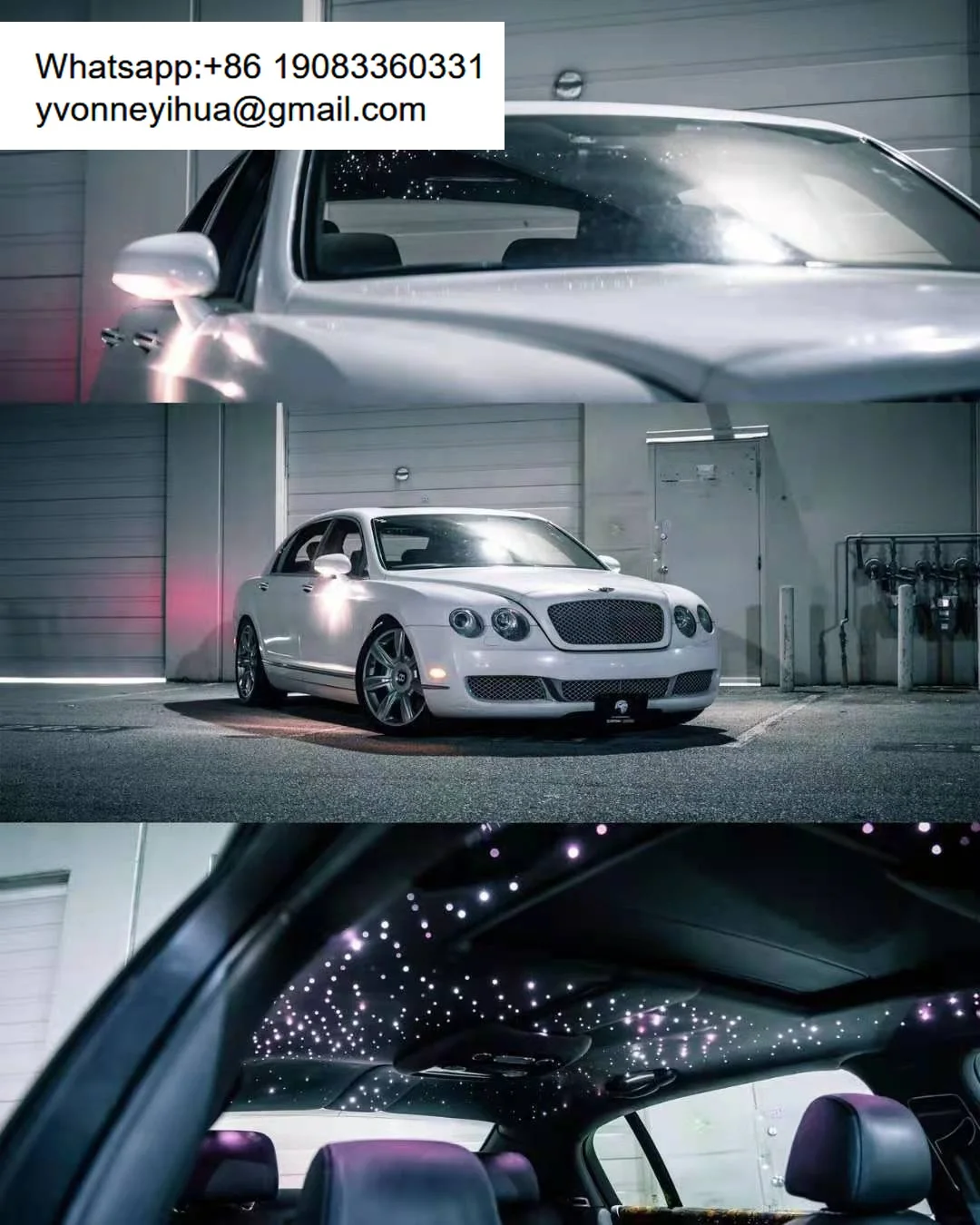 

1500 Pcs Fiber Optic Starlight Kit For Rolls Royce Ghost Mercedes Audi BMW Lexus Honda Car Roof Headliner Decoration