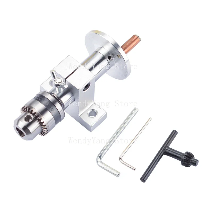 Adjustable Live Lathe Center Head with Chuck DIY Accessories For Mini Lathe Machine Revolving Lathe Centre Woodworking Tool