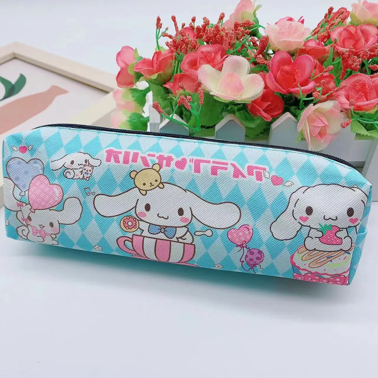 Cinnamoroll Kuromi My Melody Pompompurin Sanrio Pencil Pouch Pen Case Cute Cosmetic Bag ragazze studente forniture regali di cancelleria