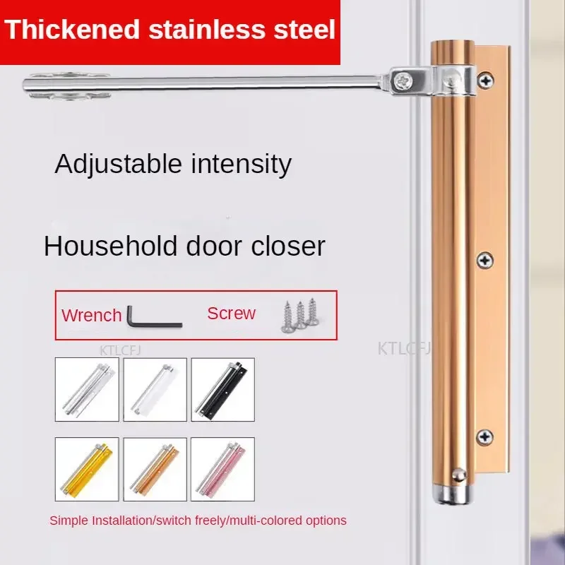 

Простой алюминиевый пластиковый дверной бампер, компактный дверной бампер, инженерный, для общежития, автоматический буферный пружинный бампер