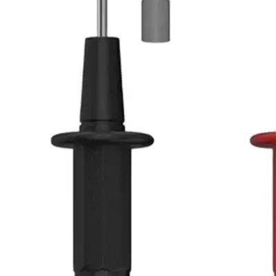 Multimeter Test Probes With 4mm Banana Connectors And Interchangeable 1mm 2mm Tips ABS Copper Material For Electrical Testing