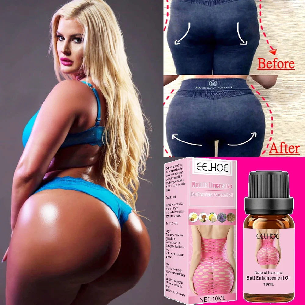 Nádega Enhancement Massagem Óleos Essenciais, Eficaz Hip Lift Up, Firming Bigger Ass, Sexy Body Care, Mulheres Beleza Produtos de Saúde