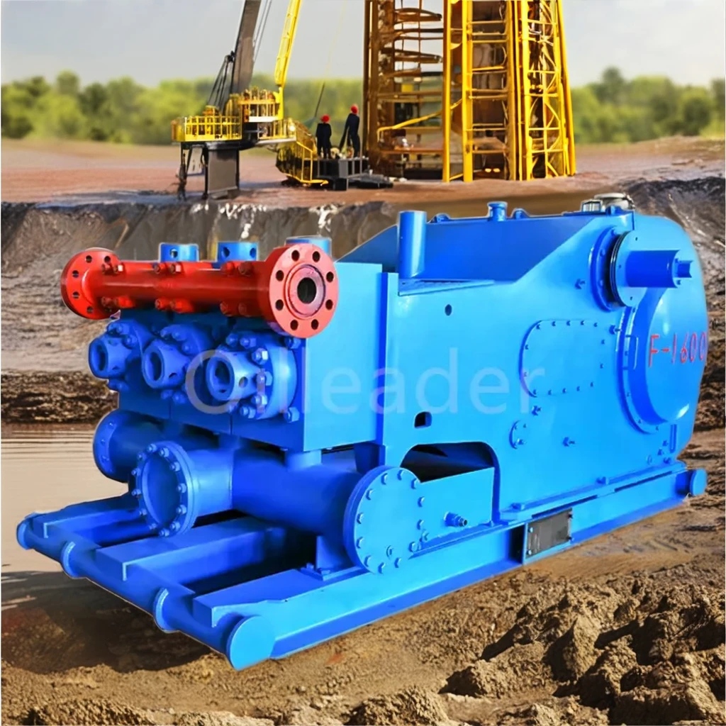 

F1600 1600HP API Oilfield Drill Crude Oil Drilling Mud Pump Slurry Plunger Pump for Drilling Rig