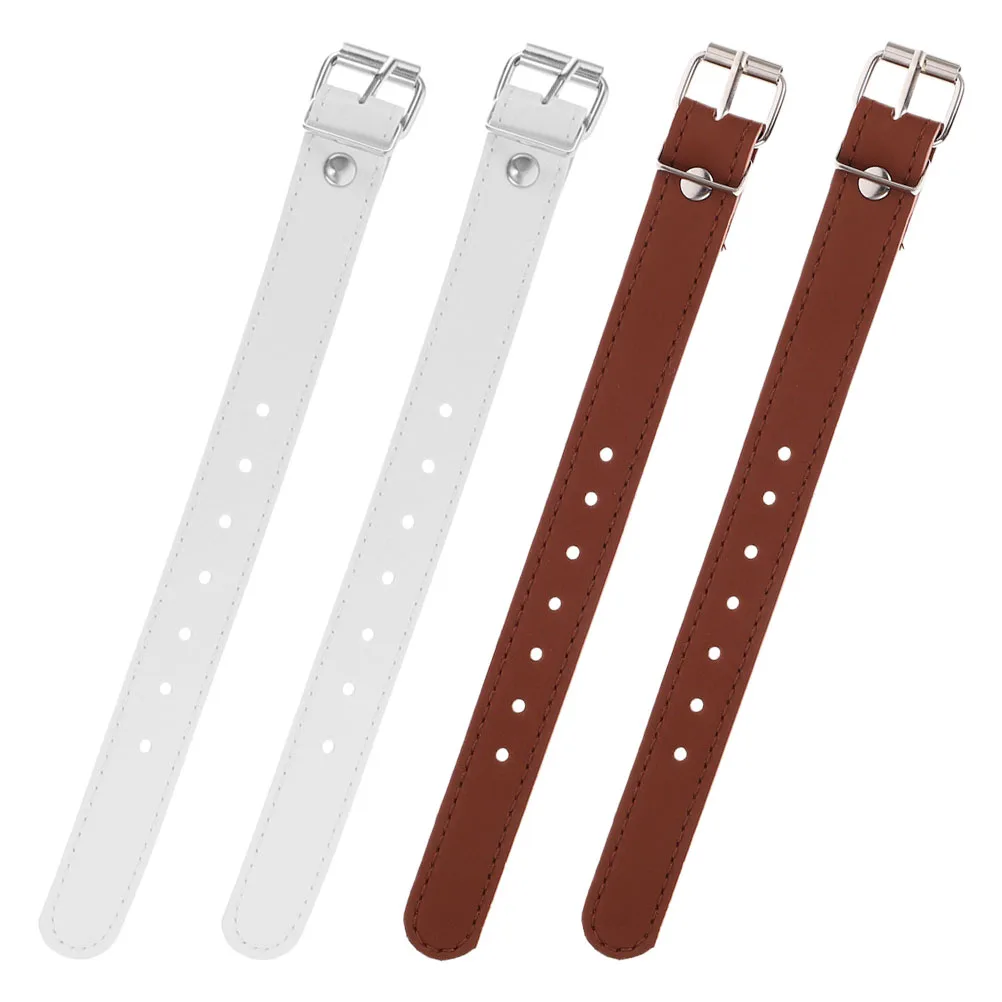 

2 Pairs Bike Basket Straps Electric Bicycle Front Accessories H Compact Adjustable Solid Installation Decorative