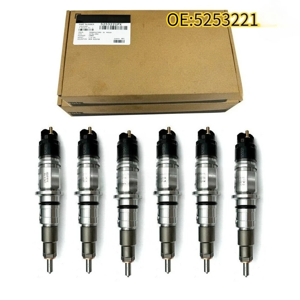 

For 5253221 Cummins 6.7L Diesel Fuel Injector 6PCS