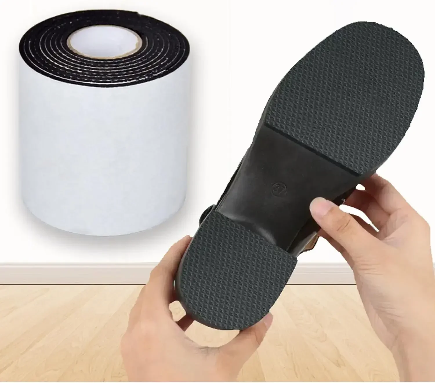 1 متر ملصقات الأحذية عدم الانزلاق لا لاصق عالية الكعب ملصق المضادة للانزلاق كعب وحيد حماة أحذية طويلة الأمد الرعاية منصات وسادة