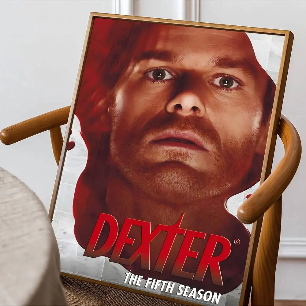 ديكستر الكلاسيكية خمر الملصقات ديكور اللوحة جدار الفن ورق الكرافت الأبيض Kawaii غرفة ديكور