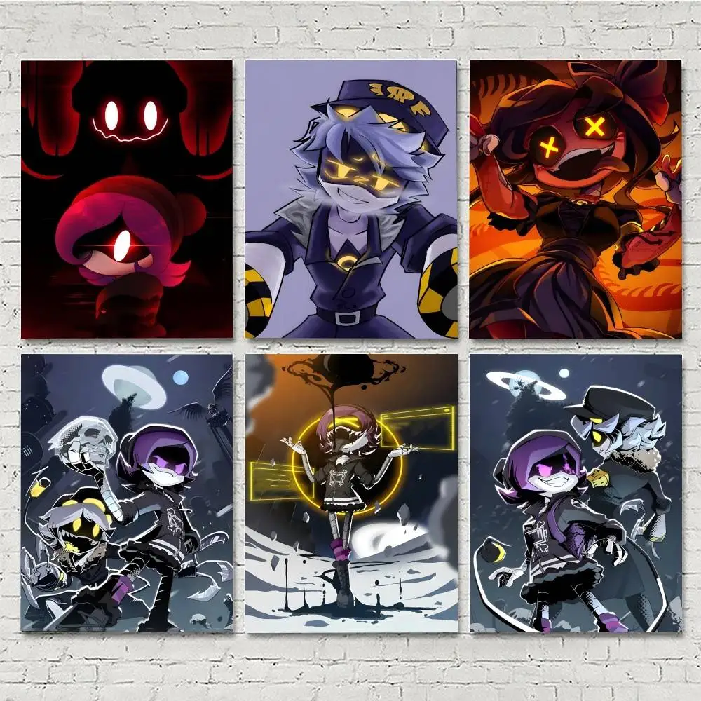 1pc Cartoon M-Murder Game D-Drones Posters HD Print Vintage Wall Art Decor for Home Study Room
