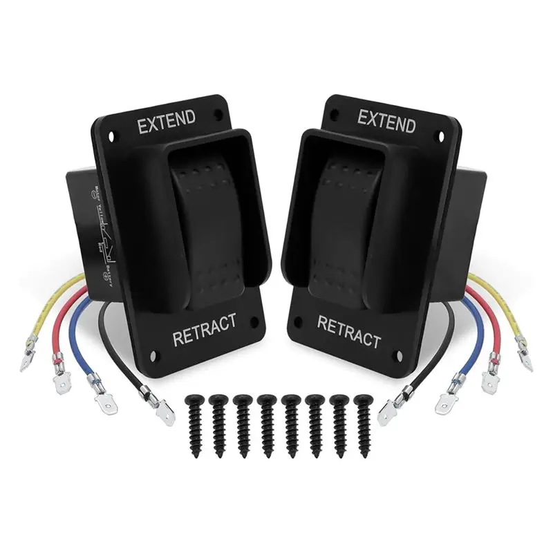 [A92P!】 2Pcs 387874 RV Electric Stabilizer Jack Switch For Lippert High Speed Stabilizer Jacks,RV Electric Stabilizer Switch