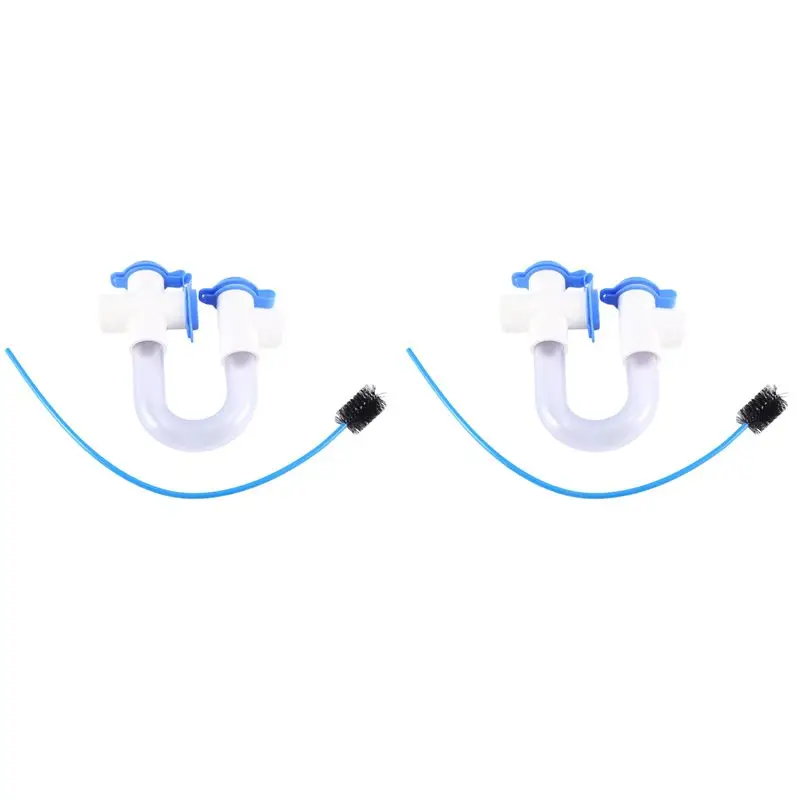 Y42A-2Set 3/4 Inch Standard Condensate Trap PVC U Trap For HVAC Systems, Air Conditioner, Effectively Drains Condensate