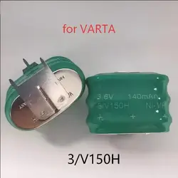 Nuevo VARTA 3/V150H 3 pines 3,6 V 140mAh batería recargable