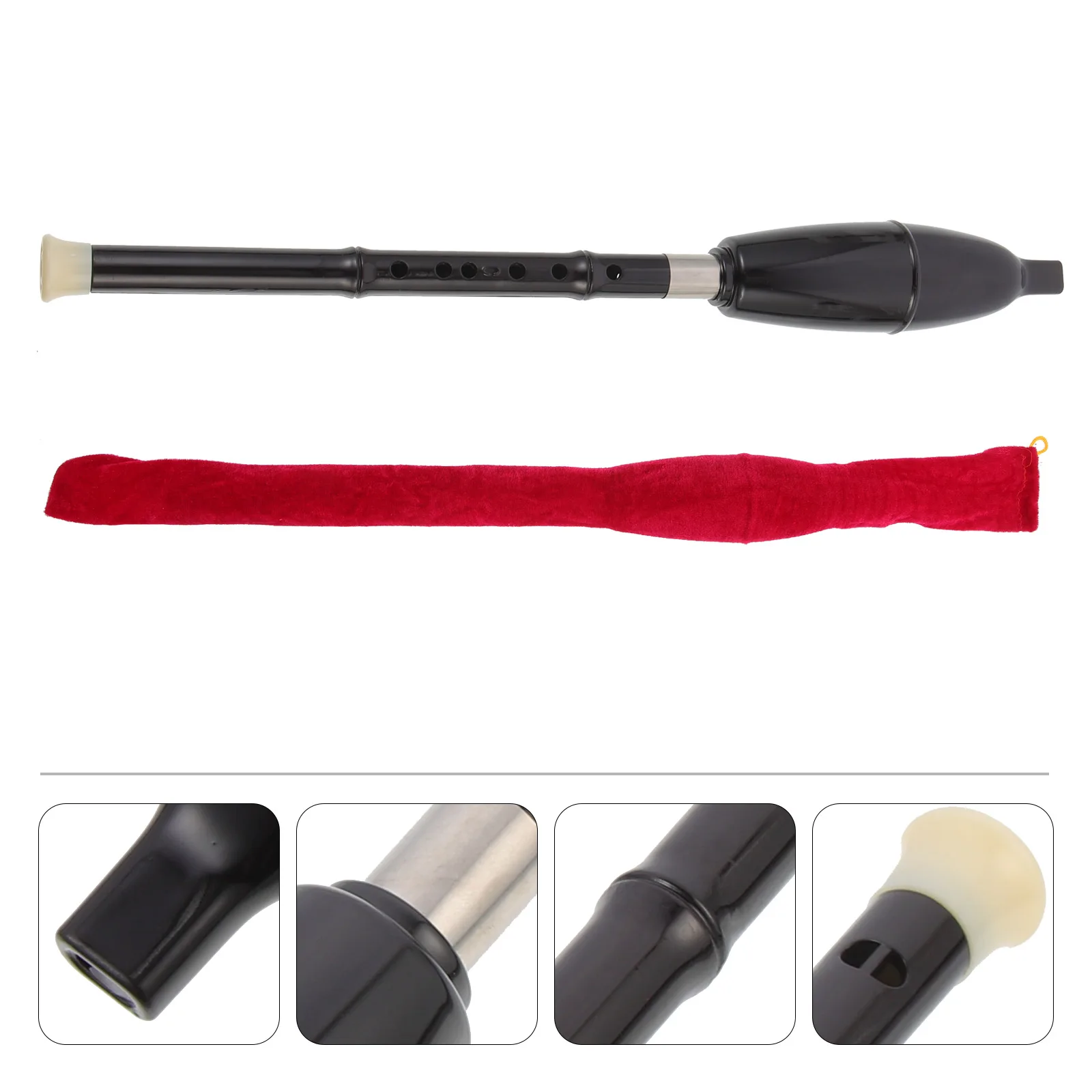 

Portable Bawu Beginner Musical Instrument Resin Chinese Traditional Instruments