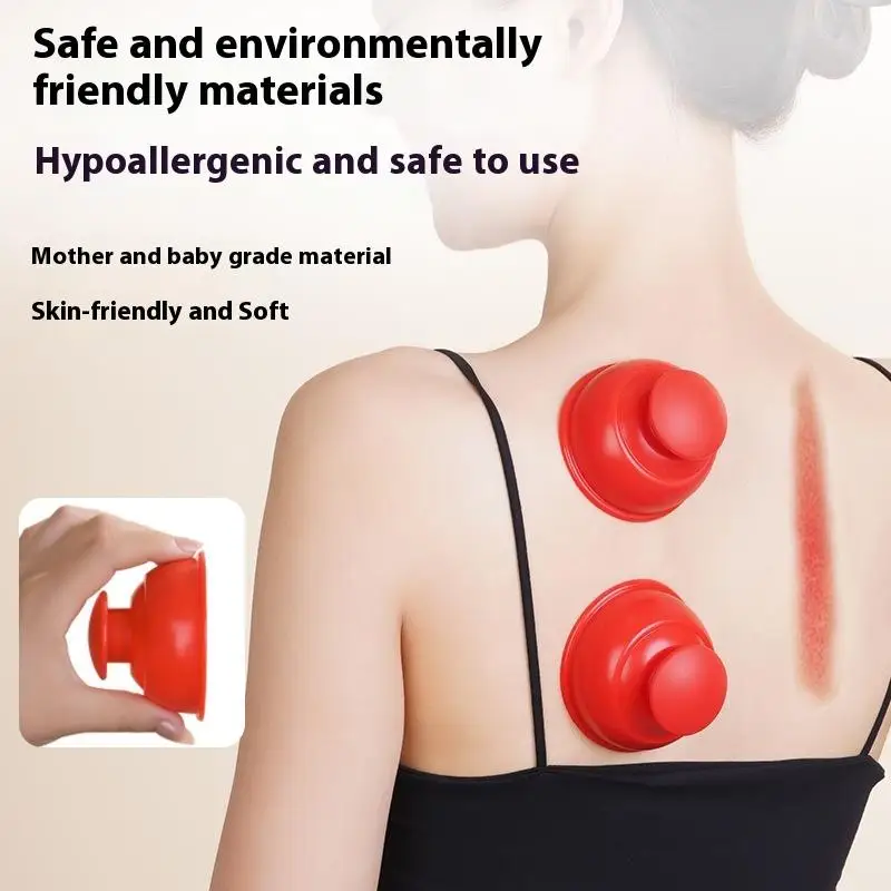 

Anti-Cellulite Silicone Suction Cup Ventosas Vacuum Body Massage Cups Therapy Masajeador Face Sucker Jars for Health Care