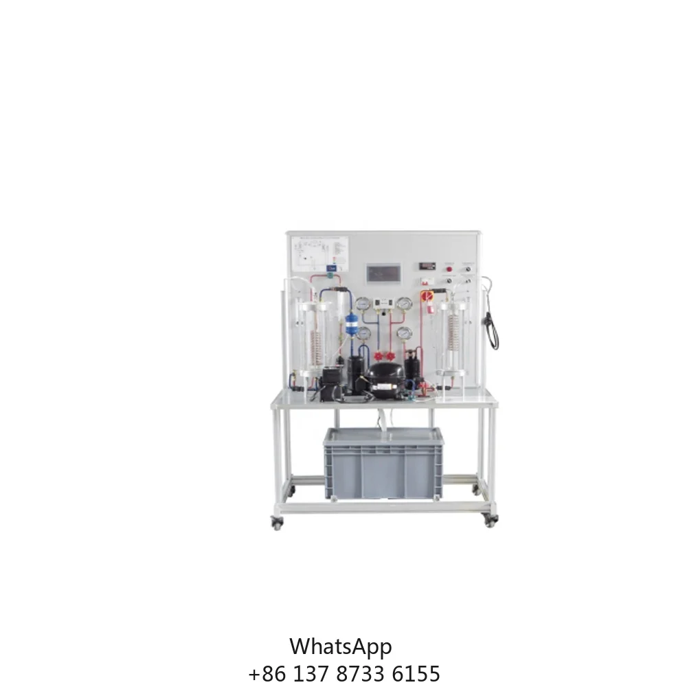 

Refrigeration Cycle Demonstration Bench Vocational Training Equipment Refrigeration Trainer