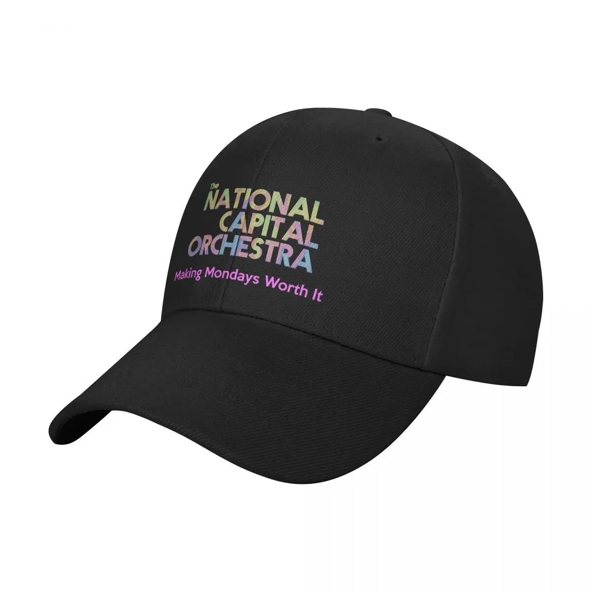 National Capital Orchestra NCO 2023 Making Mondays Worth ItLogo Baseball Cap Hat Man Luxury Anime Hat birthday Caps Male Women's