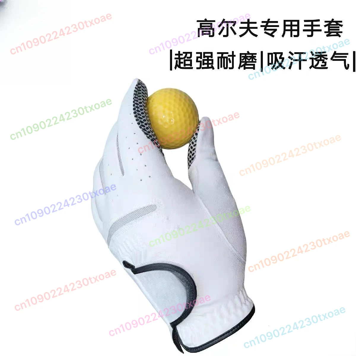 

Men's Golf Gloves - Genuine Lambskin Leather, Breathable & Flexible for Sports