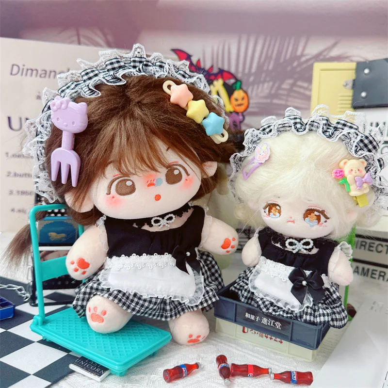 

For 10cm 20cm Doll Clothes Bunny Girl Lolita Maid Dress Up Outfit Doll Clothes Cultivate Hands-on Ability Children's Gift Toys