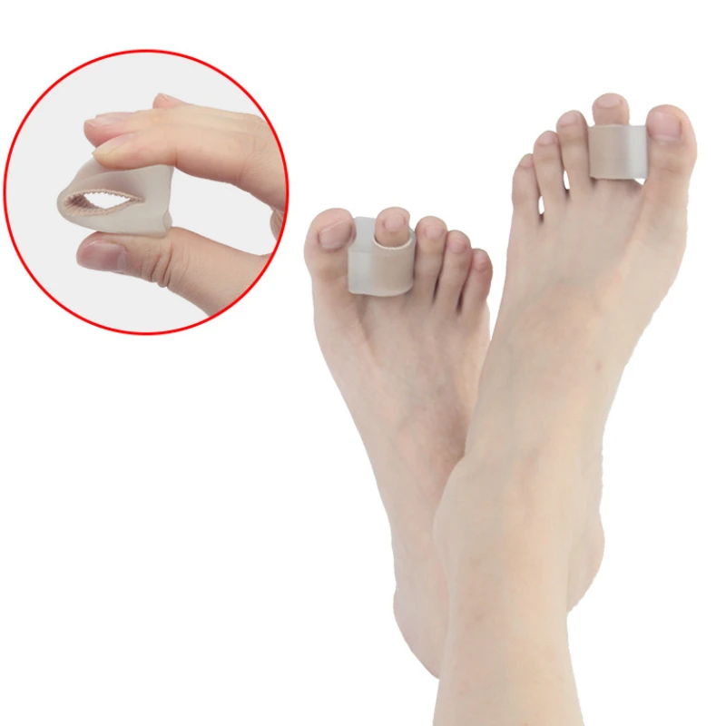 5Pairs Toe Splitter Gel Hallux Valgus Silicone Foot Care Tool Separator Bunion Spreader Thumb Correctior Straightener Orthotics