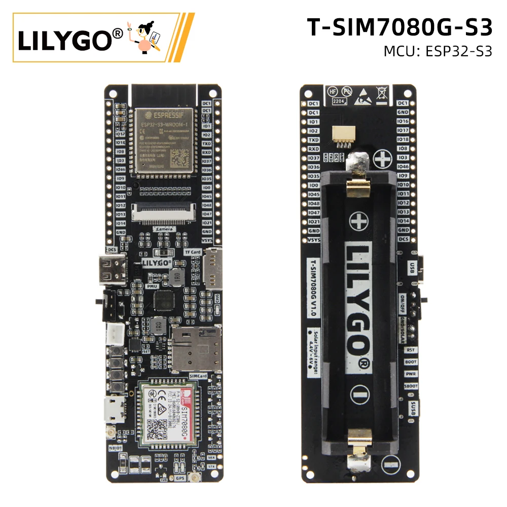 LILYGO® T-SIM7080G-S3 ESP32-S3 SIM7080 płytka rozwojowa obsługuje Cat-M nb-iot WIFI Bluetooth 5.0 z GPS Flash 16MB PSRAM 8MB
