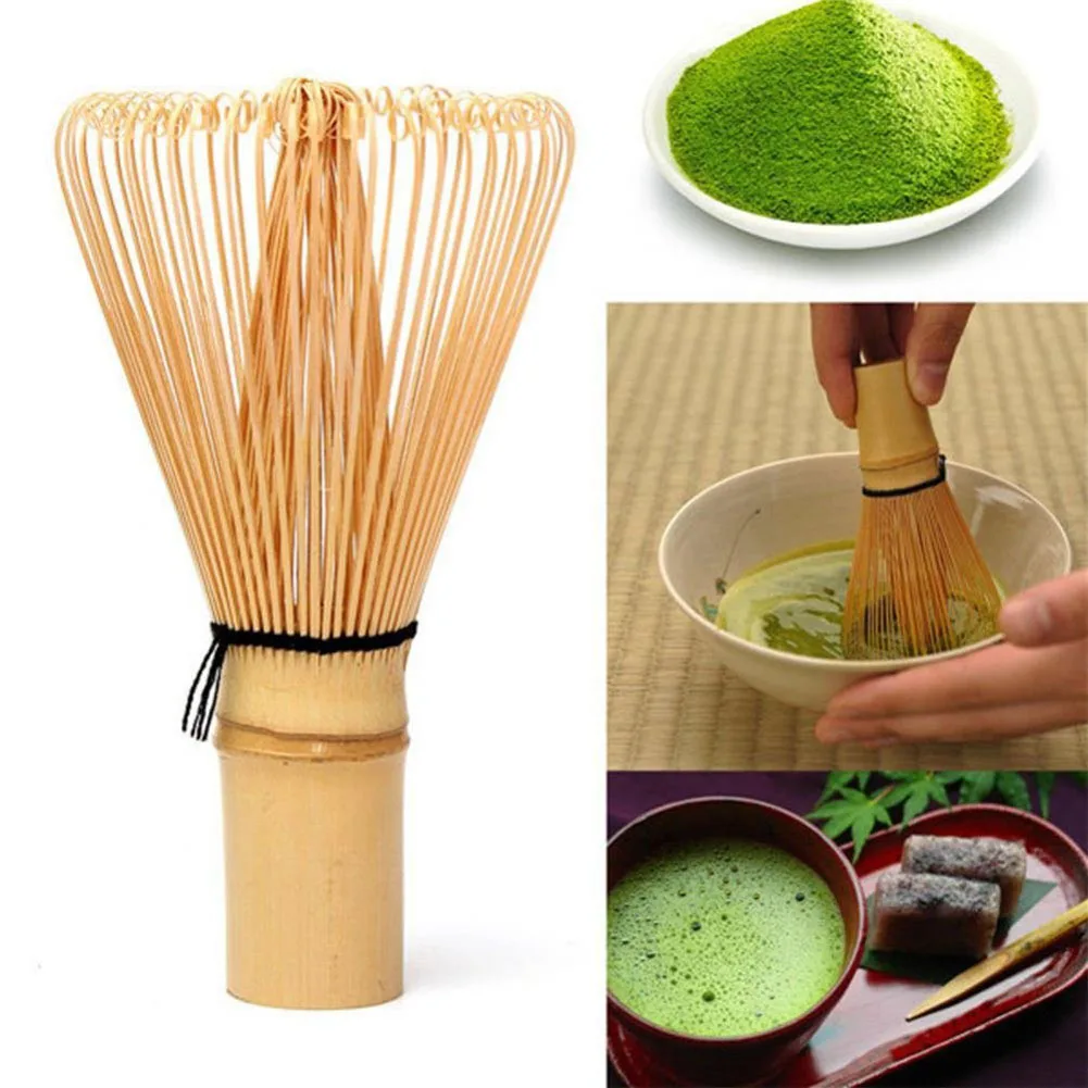 Bamboo Matcha Whisk Chasen Tool Preparing Japanese Green Tea Matcha Mixer Powder Brush Tool For Tea Ceremony Tea Drinking