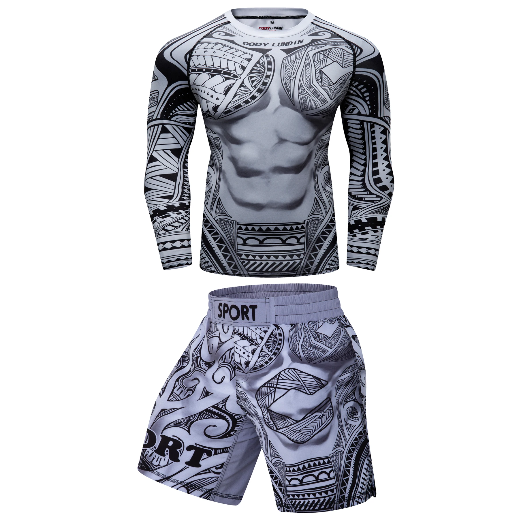 High Quality Top Selling Rash Guard Shirts Diving Swimming Surfing UV Rashguard Tops Pants Men Rash Guard Sportsuits - Image 3