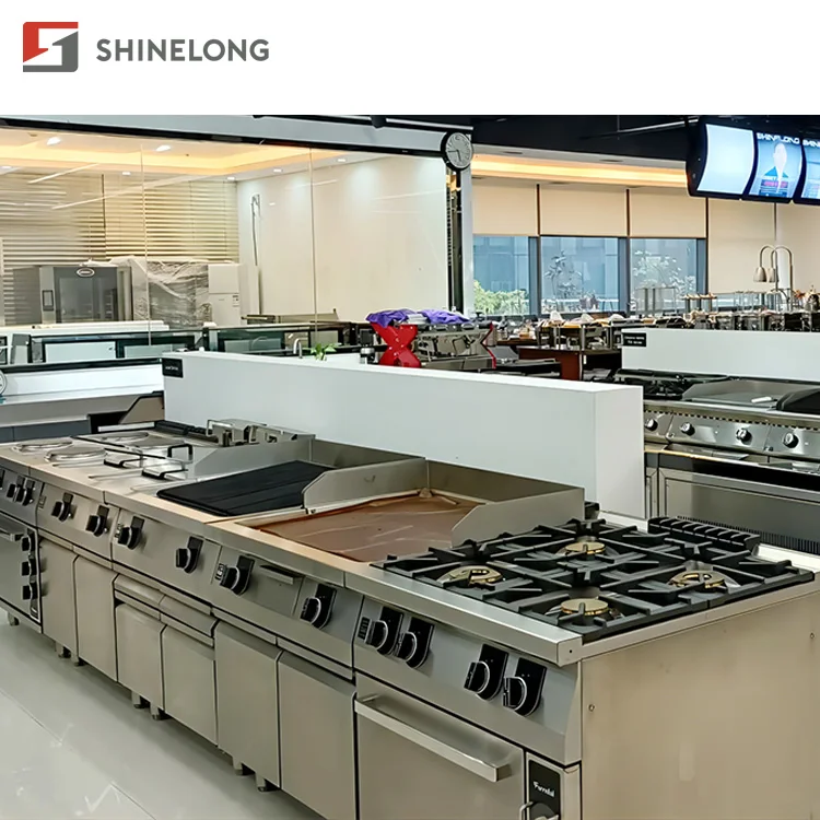 Shinelong One Stop Solution Restaurant Equipment & Catering Equipment Full Set Commercial Kitchen Equipment For Restaurant