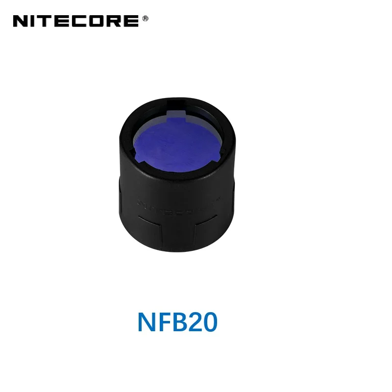 NITECORE NFG20 NFR20 NFB20 Flashlight Color Filter Applicable for Flashlights with a 19.7mm Head Diameter