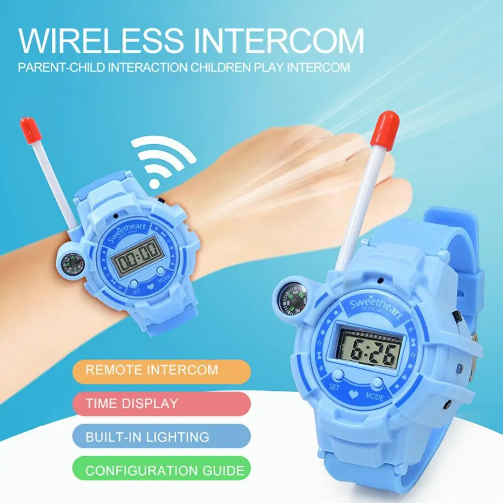 

1 Pair Smart Wireless Interphone Interactive Two-Way Radio Walky Talky Creative Spying Gadgets Birthday Gift for Boys Girls