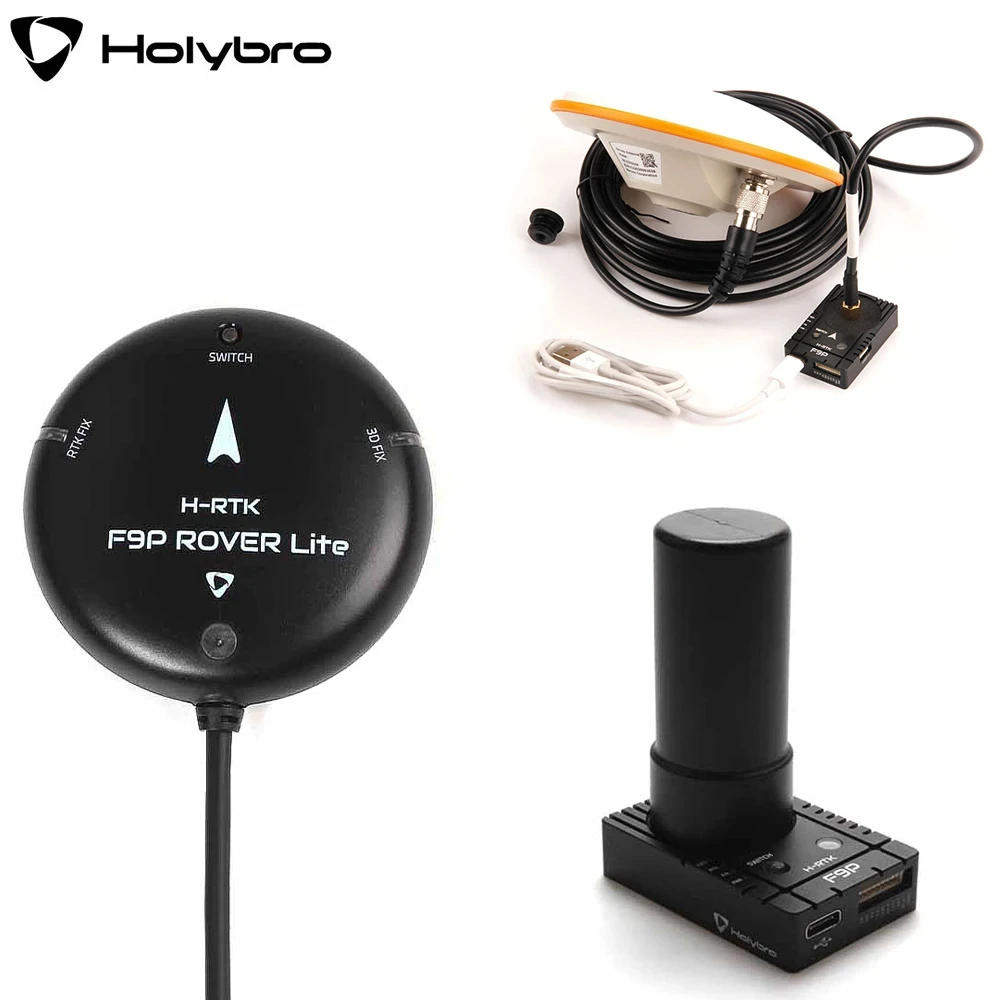 

Holybro H-RTK F9P Rover Lite высокоточная система позиционирования GNSS GPS модель с фиксированным крылом