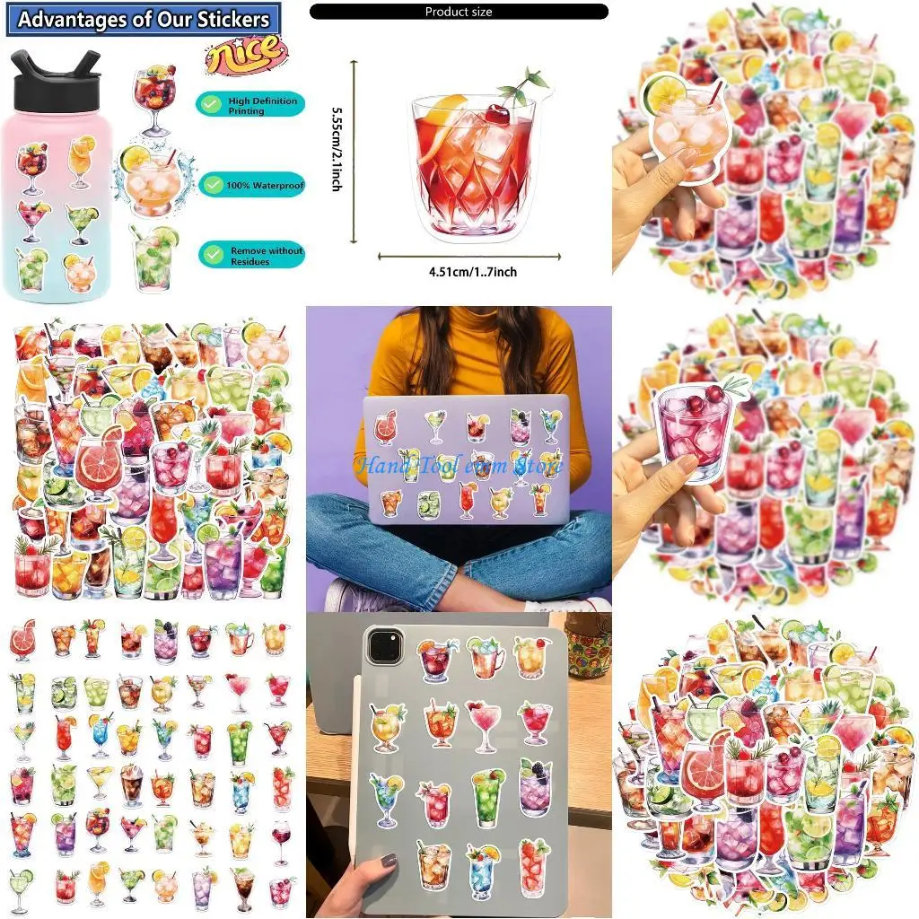 

H37F Pack of 50 Waterproof Tagging Sticker Removable PVC Paster for Smooth Surfacial