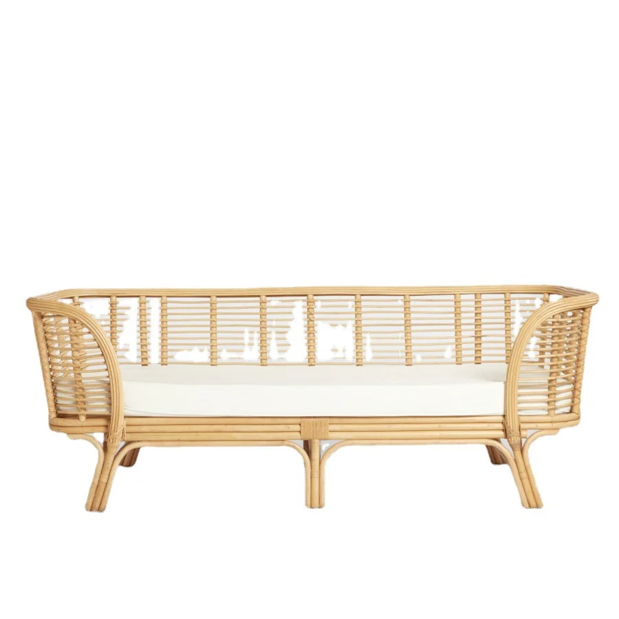 

True rattan sofa, designer casual rattan chair, double ins hotel homestay rattan chair