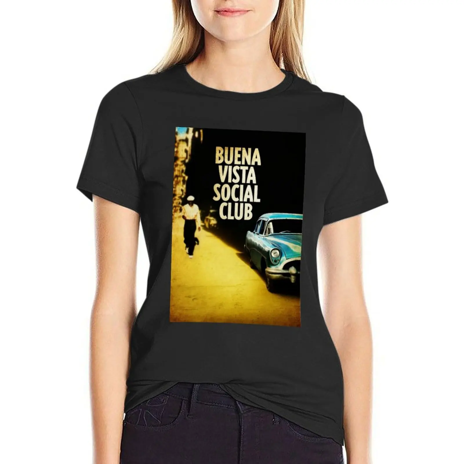 Buena Vista Social Club T-Shirt vintage clothes korean fashion shirts graphic tees workout t shirts for Women