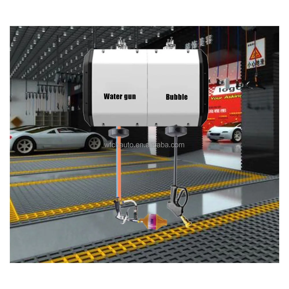 Car Washing Beauty Shop Complete Assembly-Free Combination Pump High-Pressure 4000psi Plastic Electrical Foam Pump Automatic